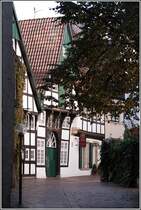 Blick in die Marienstrae in der Altstadt von Osnabrck.