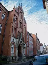 Mutterhaus - Krankenhaus in Fulda, hier die Seite des Geb�ude. Die Aufnahme stammt vom 24.11.2012.