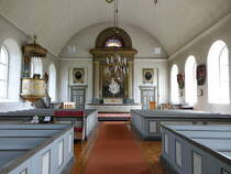 Rk, neuklassizistischer Innenraum der Ev. Kirche (15.06.2017)