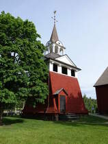 Sundborn, hlzerner Glockenturm der Ev. Kirche, erbaut 1755 (16.06.2017)