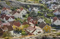 Ortsteil Oxn�s in Fj�llbacka in Schweden - Aussicht vom Vetteberget. Aufnahme: 1. August 2017.