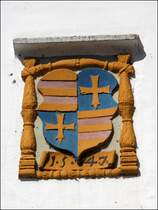 Delmenhorst. 1547 wurde an der Wassermhle Hasbergen das Oldenburger Wappen angebracht. 29.08.2017