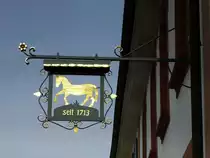 Schallstadt, Gasthaus  R�ssle , erstmals 1713 erw�hnt, April 2014