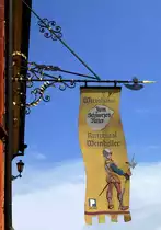 Wolfenweiler, Wirtshaus  Zum Schwarzen Ritter , Aug.2017