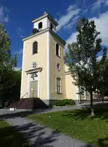 �stersund, alte Ev. Kirche, erbaut 1846 als sp�tklassizistische norrl�ndische Bauernkirche (18.06.2017)