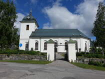 Selanger, Ev. Kirche, erbaut von 1780 bis 1781 durch die Baumeister  Daniel Lundquist und Johan Christoffer Loell (20.06.2017)
