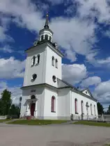 Haver�, Ev. Kirche, erbaut 1850 auf mittelalterlichen Grundmauern (20.06.2017)
