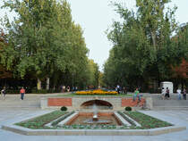 Der Paupteingang zum Retiro-Park in Madrid. (September 2011)