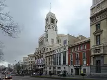  Das Geb�ude der Gesellschaft der Sch�nen K�nste an der Gran Via in Madrid. (Februar 2011)