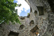 Ahrweiler - Bitzenturm, noch innen offener Halbschalenturm - 03.07.2017