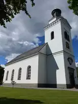 S�derfors, Ev. Kirche, erbaut 1792 durch Erik Palmstedt im klassizistischen Stil (22.06.2017)