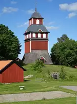 Tolfta, Glockenturm neben der Kirche, erbaut 1748 (22.06.2017)