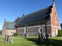 �sterl�vsta, Ev. Kirche, Natursteinkirche von 1451, Sakristei erbaut 1468 (22.06.2017)
