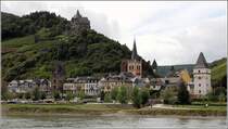 Bacharach. Etliche historische Gebude prgen das Bild der erstmals im 11. Jahrhundert urkundlich erwhnten Stadt. Sie gehrt zum UNESCO-Weltkulturerbe Oberes Mittelrheintal. 15.09.2017