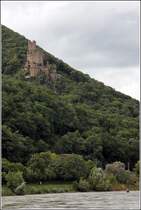 Niederheimbach. Burg Sooneck geht auf das 13. Jahrhundert zurck. Sie ist seit 2002 Teil des UNESCO-Welterbes Oberes Mittelrheintal. 15.09.2017