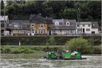 Niederheimbach. In der Nhe des Bahnhofs liegt eine Flussmhle im Rhein. Seit Mai 2014 liefert die Mikro-Wasserkraftanlage Strom . 15.09.2017