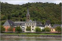 Kamp-Bornhofen. Der Ort ist seit 2002 Teil des UNESCO-Weltkulturerbes Oberes Mittelrheintal. 15.09.2017