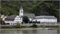 Kamp-Bornhofen. Das Franziskanerkloster Bornhofen mit der Marien-Wallfahrtskirche geht in seinen Anf�ngen etwa auf das Jahr 1400 zur�ck. Das Kloster ist seit 2002 Teil des UNESCO-Weltkulturerbes Oberes Mittelrheintal. 15.09.2017
