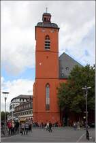 Mainz. St. Quintin ist die Kirche der ltesten Pfarrei der Stadt. Der heutige Bau wurde um 1300 errichtet. 16.09.2017