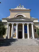 Nizza, Kirche Notre-Dame-des-Gr�ces, erbaut von 1836 bis 1852 durch Architekt Charles Mosca (27.09.2017)