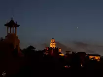 Das Spanische Dorf am Fu�e des Montju�c zeigt Geb�ude aus allen Regionen Spaniens. (Dezember 2011)