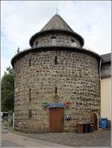 Limburg an der Lahn. Der Katzenturm der ehemaligen Stadtbefestigung beherbergt heute das Marine-Heim Museum. 28.09.2017