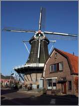 Olst-Wijhe. Die Windmhle in Wijhe wurde 1703 erbaut. Der Flgeldurchmesser betrgt 24,30 m. 15.10.2017