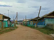 Etwa 40 km von Ula entfernt befindet sich ein Dorf der Alt Gl�ubigen, besucht am Abend des 17. September 2017