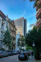 Alt und neu zusammen in Frankfurt am Main. Aufnahmedatum: 22.09.2017.
