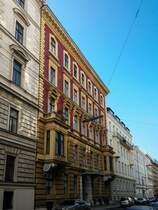 Ein elegantes Haus in der Goldeggasse in Wien am 23.09.2017.