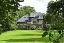 Teil der Burg Lede (ehemalige Wasserburg) in Bonn-Vilich - 14.08.2017