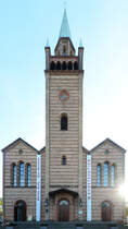 Die im Mai 1846 eingeweihte evangelische St.-Matthus-Kirche in Berliner Stadtteil Tiergarten. (Oktober 2013)