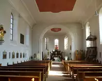 Klingenm�nster, Blick in den Innenraum der Klosterkirche, Sept.2017