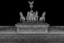 Die Quadriga auf dem Brandenburger Tor in Berlin-Mitte. (November 2014)
