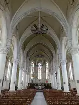 Saint-Michel-en-l’Herm, neugotischer Innenraum der St. Michel Kirche (13.07.2017)