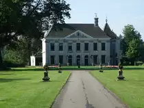 Denekamp, Kasteel Singraven, erbaut im 18. Jahrhundert, seitlicher Turm von 1661 (22.07.2017)