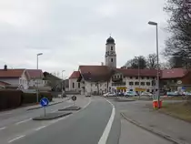 Haslach, Pfarrkirche Mari� Verk�ndigung, erbaut 1846, Chor neu erbaut von 1873 bis 1876 (26.02.2017)