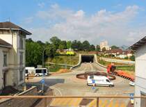 Olten, neue Aarebrcke, Tunnel Hausmatt, Portal Ost - 25.07.2013