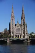 STRASBOURG (D�partement du Bas-Rhin), 14.10.2017, Blick auf die �glise Saint-Paul