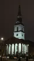 Die Kirche St. Martin-in-the-Fields am Trafalgar Square in London. (M�rz 2013)