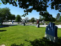 Niederrimsingen, firmeneigener Ausstellungspark, zeigt eigene Produkte in praktischer Anwendung, ffentlich zugnglich, grter dieser Art in Deutschland, Mai 2017