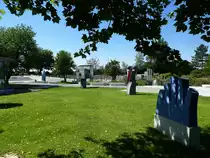 Niederrimsingen, firmeneigener Ausstellungspark, zeigt eigene Produkte in praktischer Anwendung, �ffentlich zug�nglich, gr��ter dieser Art in Deutschland, Mai 2017