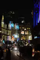 Der Piccadilly Circus bei Nacht. (London, M�rz 2013)