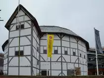 Das Shakespeare's Globe ist ein elisabethanisches Theatergeb�ude aus dem Jahre 1599. (London, M�rz 2013)