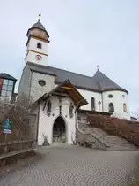 Wallfahrtskirche Maria Eck, erbaut von 1635 bis 1642 (26.02.2017)