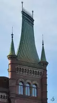 Der Au�enturm des Norstedts-Hauses. (Stockholm, Oktober 2011)