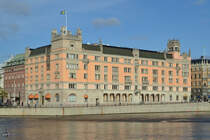 Der Sitz der schwedischen Regierung Rosenbad an der Strmgatan im Herzen von Stockholm. (Oktober 2011)