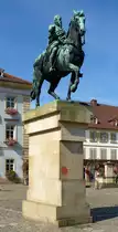 Landau, das Denkmal des Prinzregenten Luitpold von Bayern (1821-1912) auf dem Rathausplatz, Sept.2017