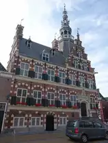 Franeker, Stadhuis, Renaissancegeb�ude erbaut von 1591 bis 1594 (26.07.2017)