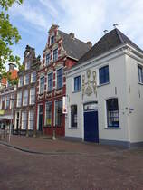 Franeker, Giebelhuser in der Voorstraat in der Altstadt (26.07.2017)